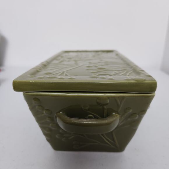 Earthenware, "Let Us Entertain You" NEW, Casserole Dish, Loaf Pan - Picture 10 of 11